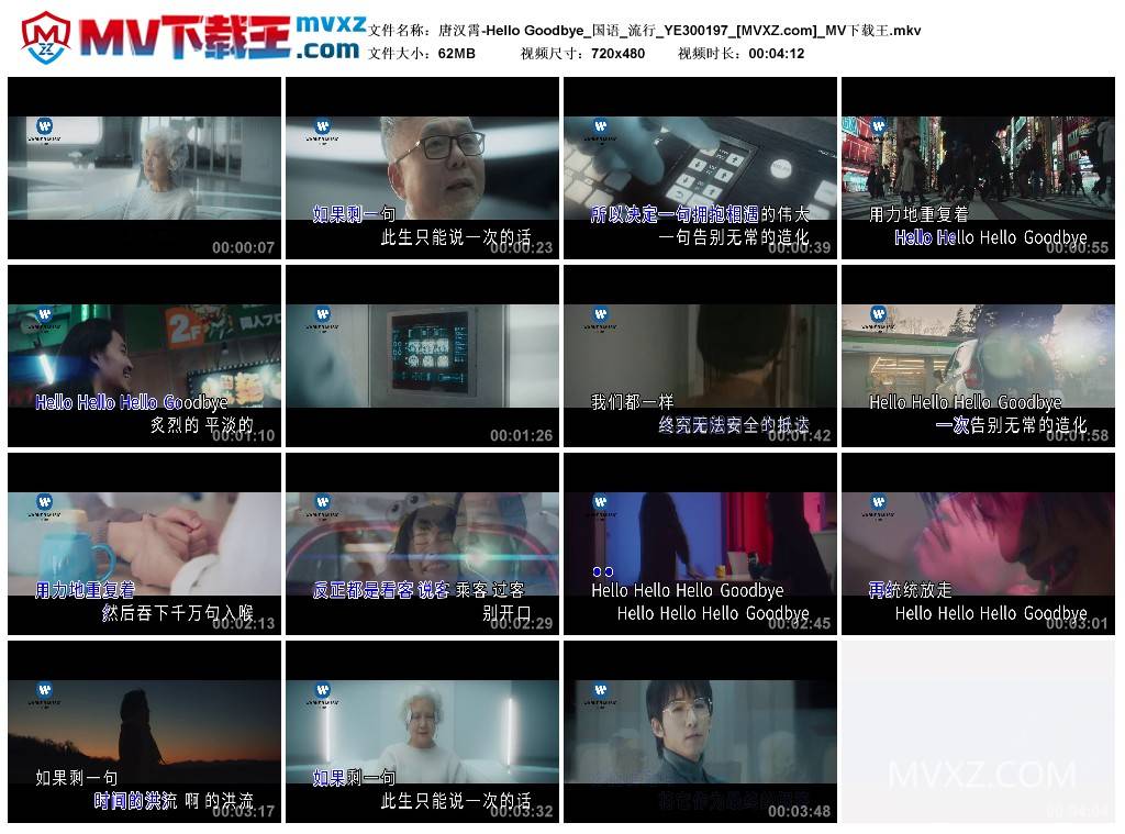 唐汉霄-Hello Goodbye_国语_流行_YE300197